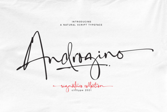 Androgino: A Sleek Script Handwritten Font for Modern Marketing Campaigns