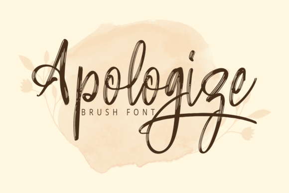 Apologize: A Beautiful Handwritten Font for Crafters and Makers