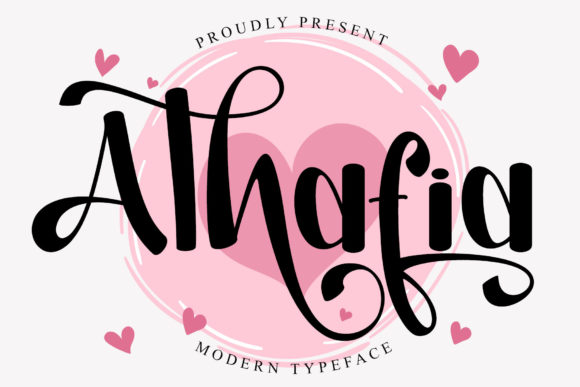 Athafia: A Luxurious Handwritten Font for Modern Campaign Design