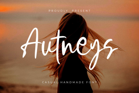 Autneys: A Light Handwritten Font That Adds Luxury to Brand Design