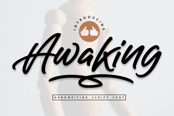 Awaking: A Handwritten Font That Elevates Small Business Branding