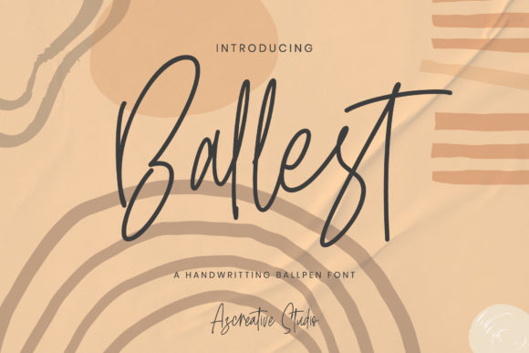 Ballest: A Sleek Monoline Handwritten Font for Modern Web Design