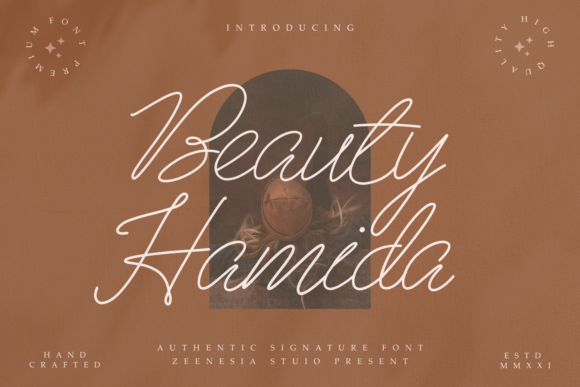 Beauty Hamida: A Versatile Script Handwritten Font for Crafters and Makers