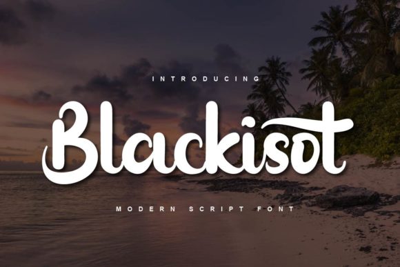 Blackisot: A Chic Handwritten Font for Scroll-Stopping Digital Marketing