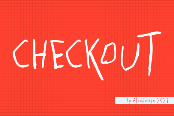 Checkout: A Cute Handwritten Font for Chalkboard Quotes and Teaching Materials