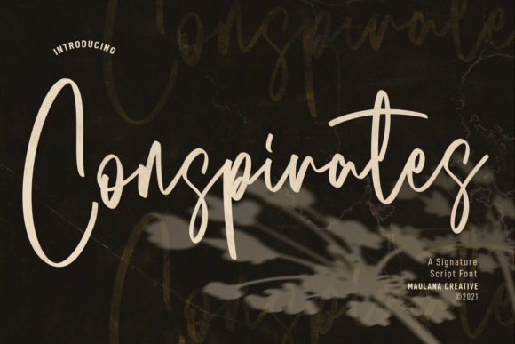Conspirates Signature Font: Building Brand Personality with Handwritten Style