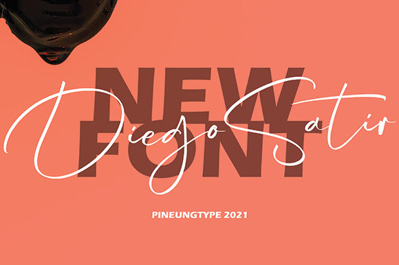 Diego Satir: A Thin, Elegant Handwritten Font for Unique Designs