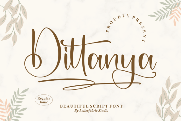 Dittanya: A Luxurious Script Font for Elegant Web Design Projects
