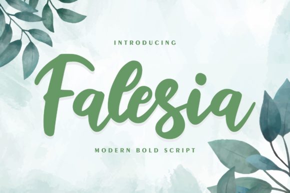 Falesia Font: Bold Handwritten Elegance for Designers