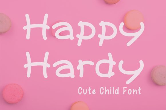 Happy Hardy: A Playful Handwritten Font for Brighter Editorial Designs