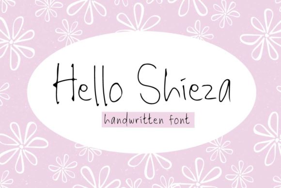 Hello Shieza: A Sweet, Versatile Handwritten Font for Creative Projects