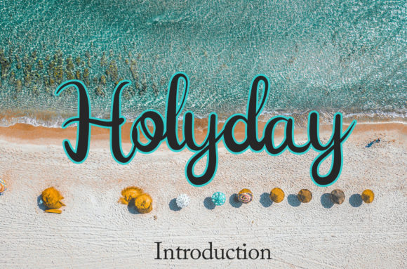 Holyday: A Chic Handwritten Font for Elegant Editorial Design