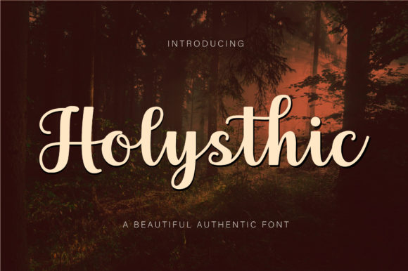 Holysthic: A Handwritten Font That Elevates Maker Branding and Product Design