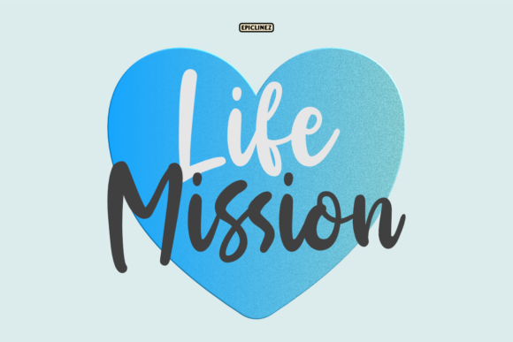 Life Mission Font: Elevate Your Brand with Stylish Handwritten Typography