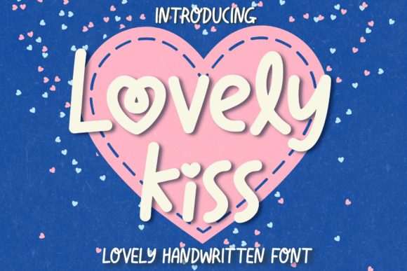 Lovely Kiss: A Sweet Handwritten Font for Editorial Charm