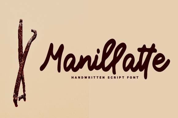 Manillatte: A Bold Script Handwritten Font for Editorial Design and Digital Publishing