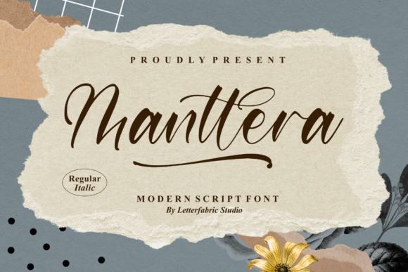 Manttera: A Delicate Handwritten Font for Elegant Editorial Design