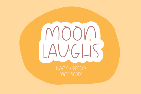 Moon Laughs: A Quirky Handwritten Font for Social Media and Campaign Design