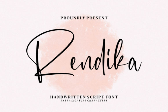Rendika: A Premium Handwritten Font for Elegant Editorial Design