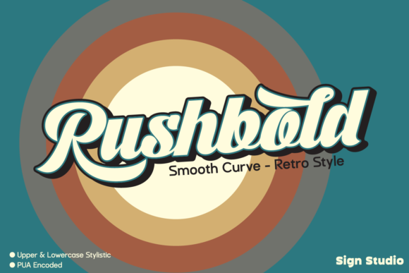 Rushbold: A Bold Handwritten Font for Crafters and Makers