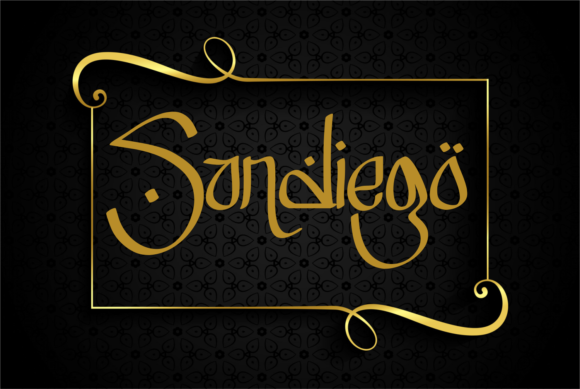 Sandiego: A Trendy Arabic-Styled Handwritten Font for Modern Web Design