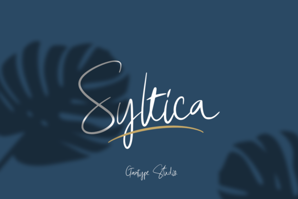 Syltica Font: A Stylish Handwritten Typeface for Creative Projects