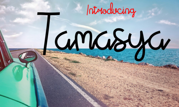 Tamasya: A Chalkboard-Inspired Handwritten Font for Makers and Printables