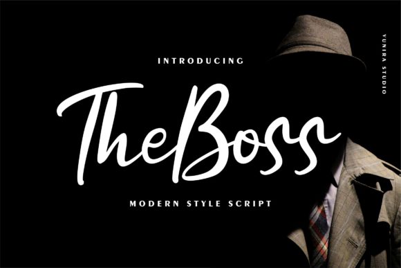 The Boss: A Delicate Handwritten Font for Elegant Branding