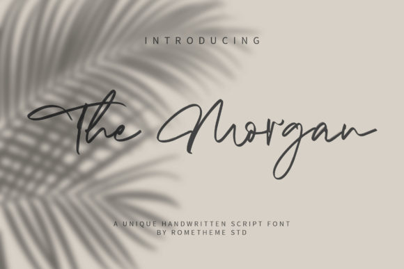 The Morgan: A Handwritten Font for Elegant Branding