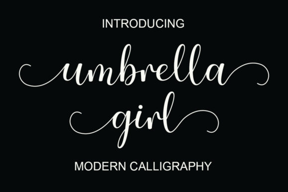 Umbrella Girl: A Sweet Script Font for Elegant Web Typography