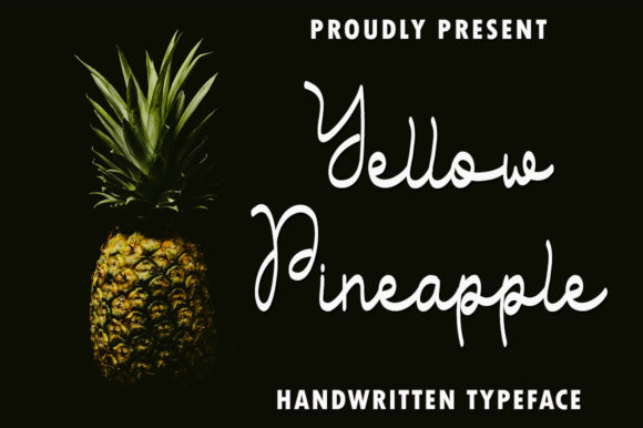 Yellow Pineapple: A Cute Handwritten Font for Modern Web Design